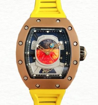 Richard Mille RM52-05 Men Mechanical Watch Rubber Band