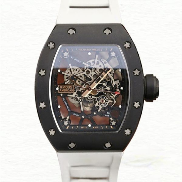 Richard Mille RM035 Mechanical Men Watch Transparent Dial