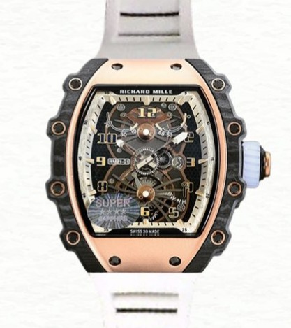 Richard Mille RM21-01 Men Automatic Arabic Numeral Watch Rubber Band