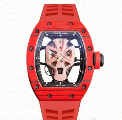 Richard Mille RM52-06 Automatic Men Hero Dial Watch Rubber Band