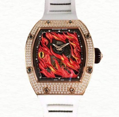 Richard Mille RM26-02 Men Hand Wind Rubber Band Watch