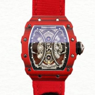 Richard Mille RM53-01 Men Mechanical Watch Transparent Dial