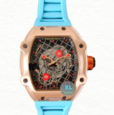 Richard Mille RM27-04 Mechanical Men Stainless Steel Rubber Band Watch