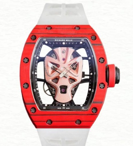 Richard Mille RM52-06 Men Automatic Watch Rubber Band