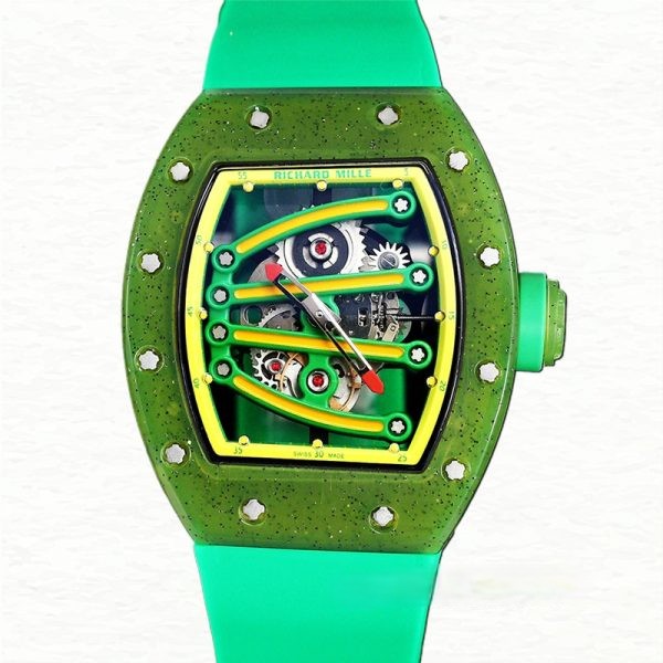 Richard Mille RM 56-01 Automatic Men Transparent Dial Watch