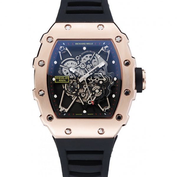 Richard Mille RM 35-01 Rafa 1454197 Black Dial Men Watch