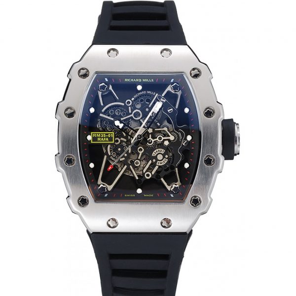 Richard Mille RM 35-01 Rafa 1454198 Black Dial Rubber Watch