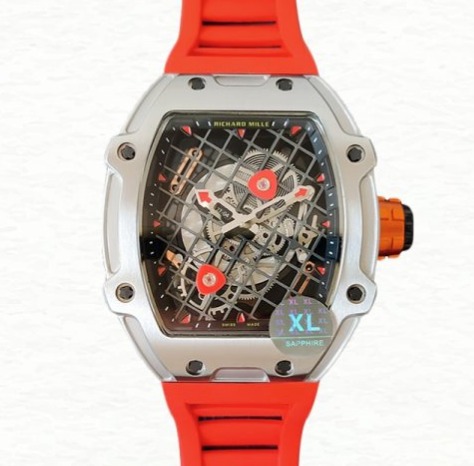 Richard Mille RM27-04 Men Mechanical Stainless Steel Rubber Band