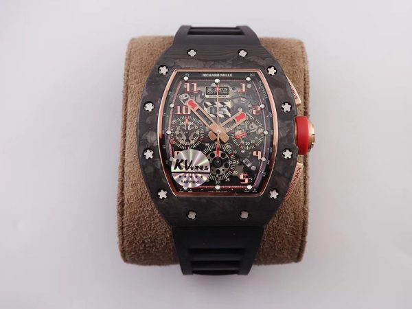 Richard Mille Replica RM-011 V2 Black Strap