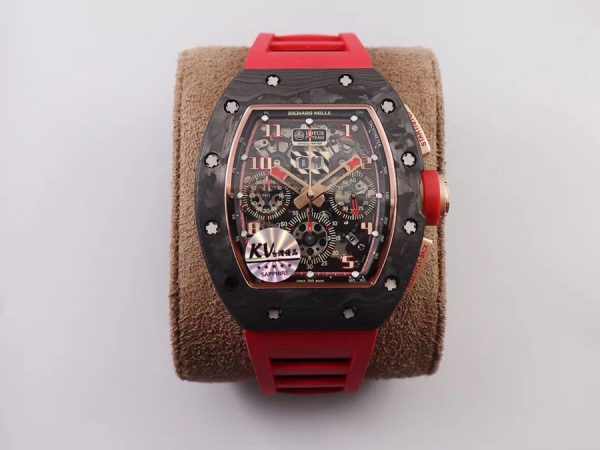 Richard Mille Replica RM 011 Red Strap