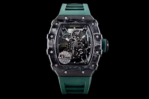 Richard Mille Replica RM 35-02 V3 Upgraded Green Strap