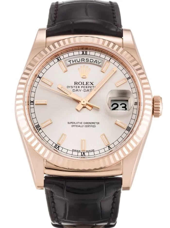 Rolex Day-Date 36mm Silver Dial 118135