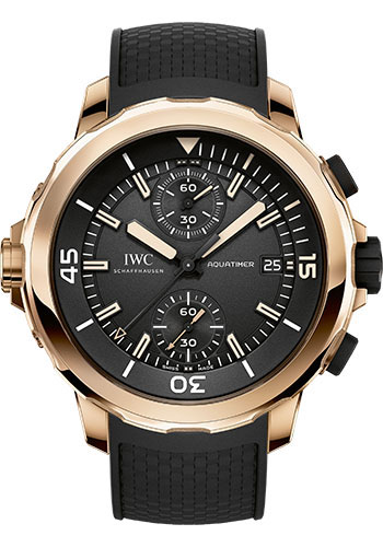 Aquatimer Chronograph Edition Expedition Charles Darwin Black Dial  IW379503