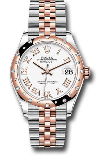 Rolex Steel and Everose Gold Datejust 31 Rosé Index Dial  278341RBR wrj