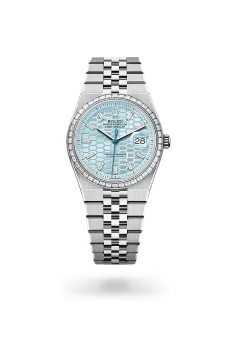 Rolex Land-Dweller 36mm Platinum and Diamonds Superclone